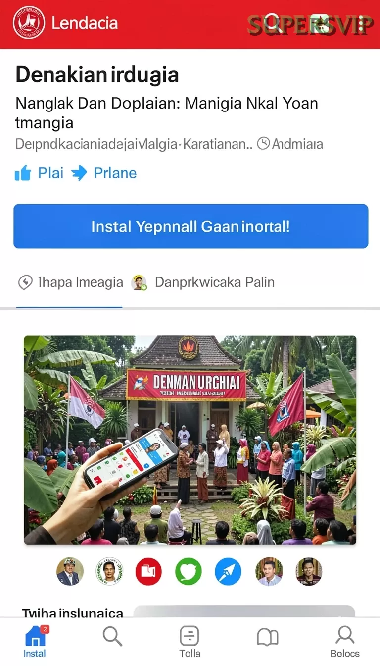 Cuplikan layar IRAMATOGEL — menu navigasi
